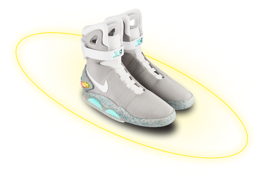 Кроссовок Nike Air Mag универсальные, гибкие, упругие, сверхлегкие, спортивные, красивые, стильные, лучшие!